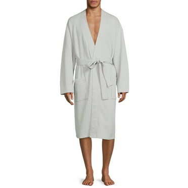 Details about   Leopard Grain Bathrobe for Men Soft Kimono Robe Sleepwear with Pockets Bath Gown 